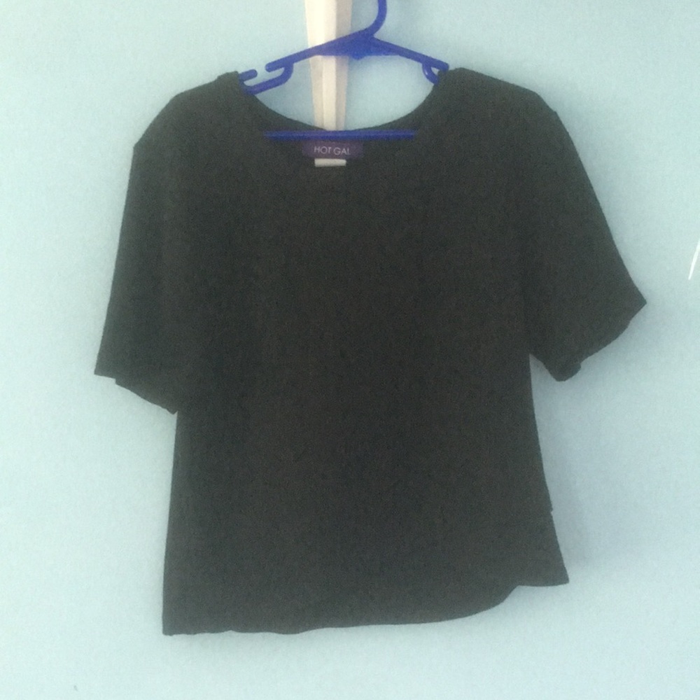Black Crop Top